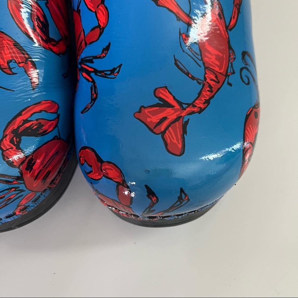Dansko Blue Clog with Red Lobster Print - Picture 12 of 12